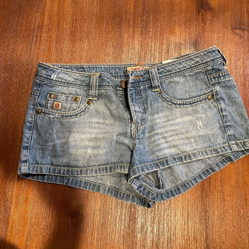 Paris blues jean shorts
